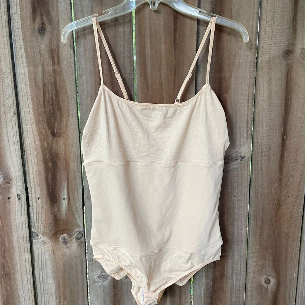 CAROL WIOR Tummy Control BODY SUIT Teddy Powernet Panel 18W NWOT